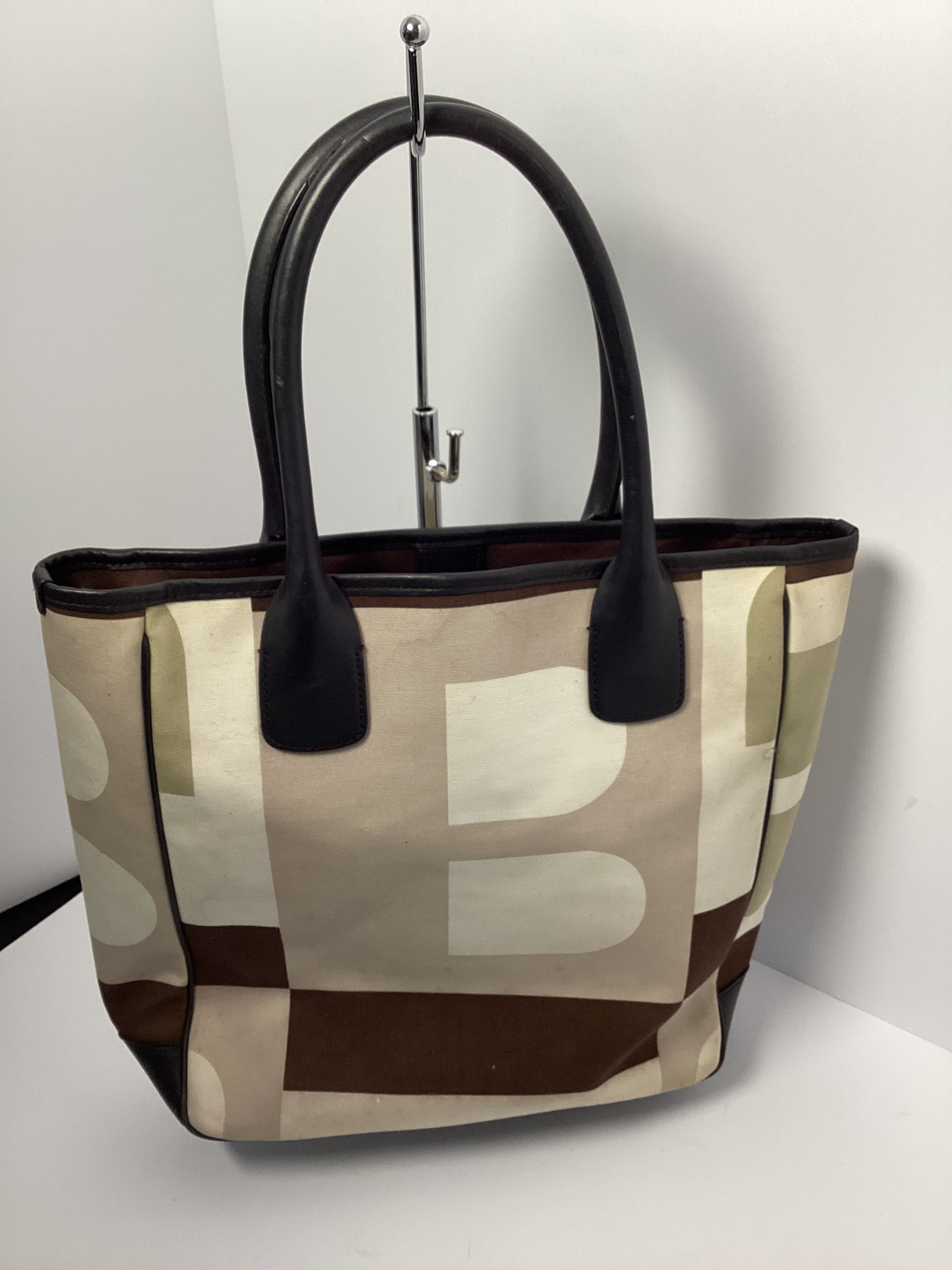 Bally Cream Canvas Tote