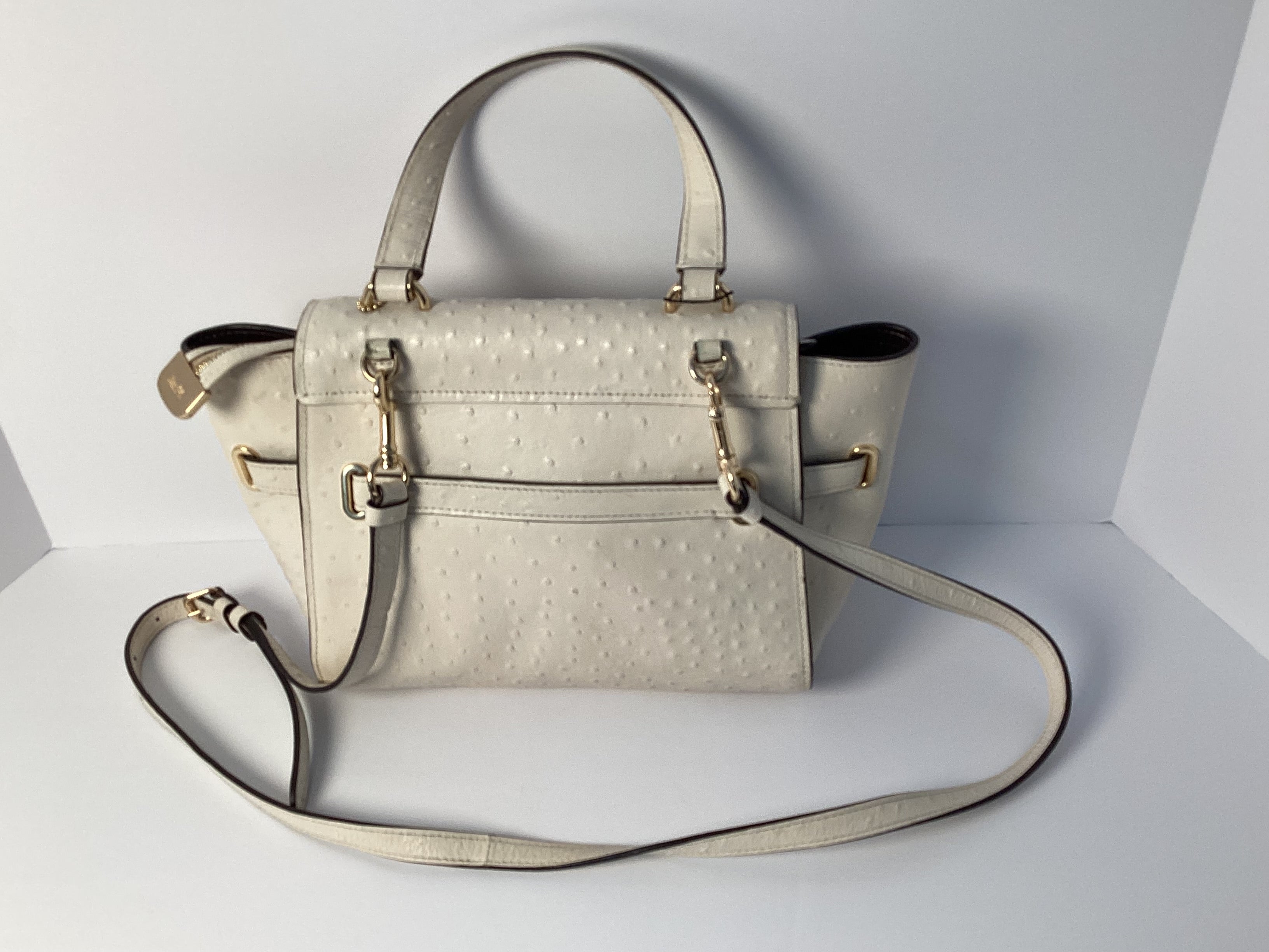 COACH OSTRICH HANDBAG
