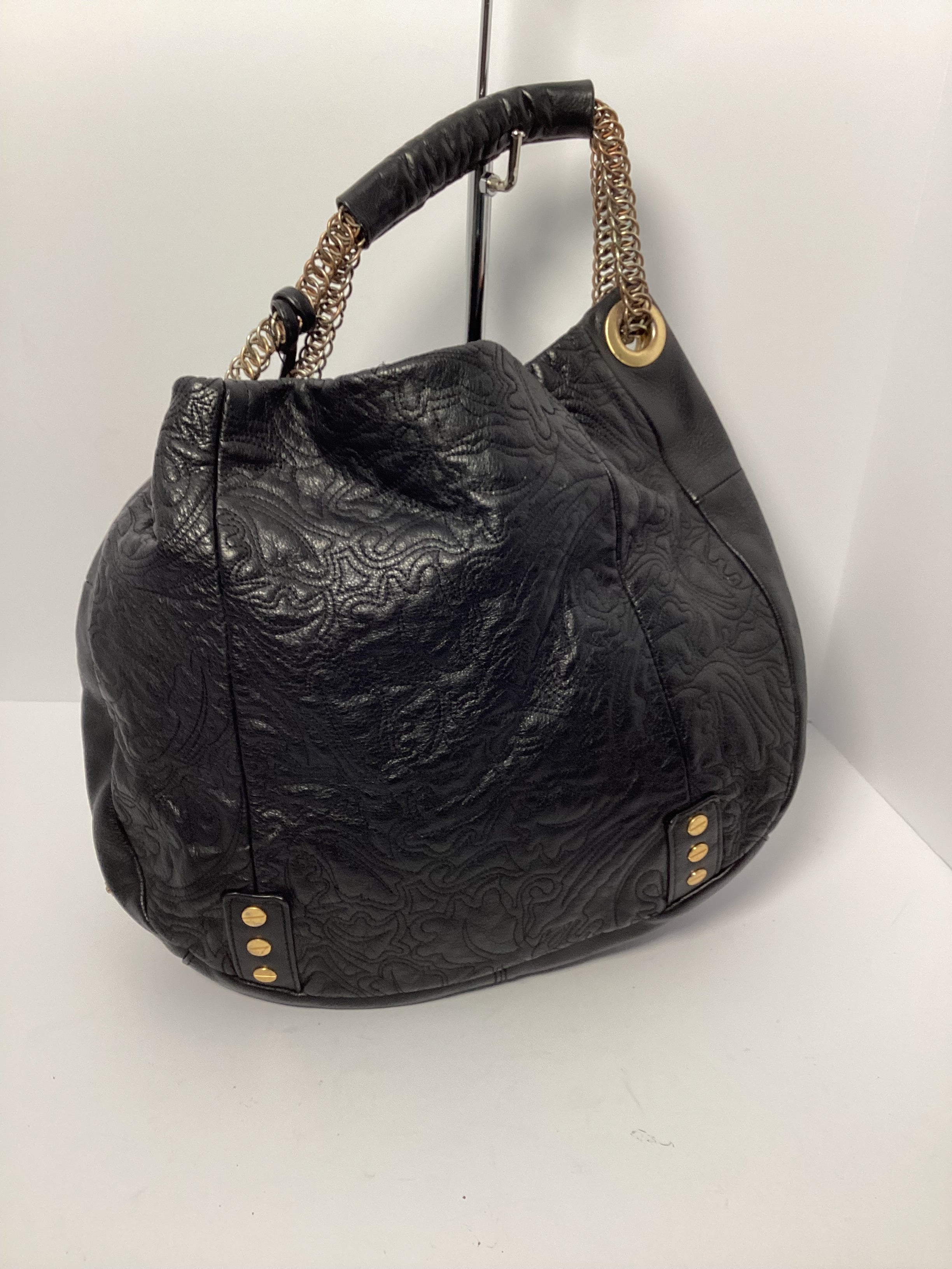 Vince Camuto Black Leather Hobo