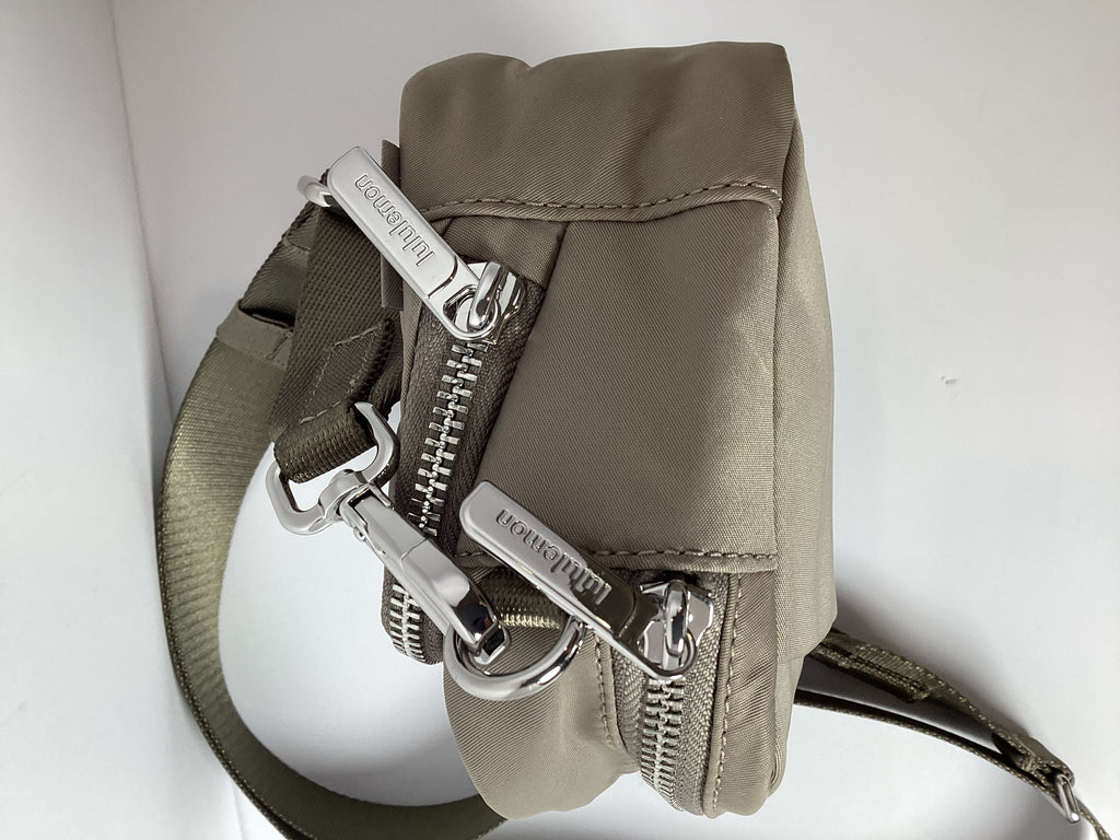 LULULEMON TAN CANVAS CROSSBODY