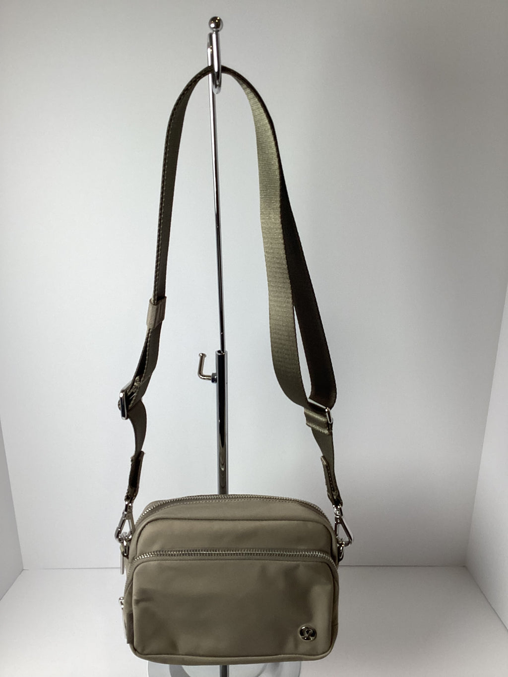 LULULEMON TAN CANVAS CROSSBODY