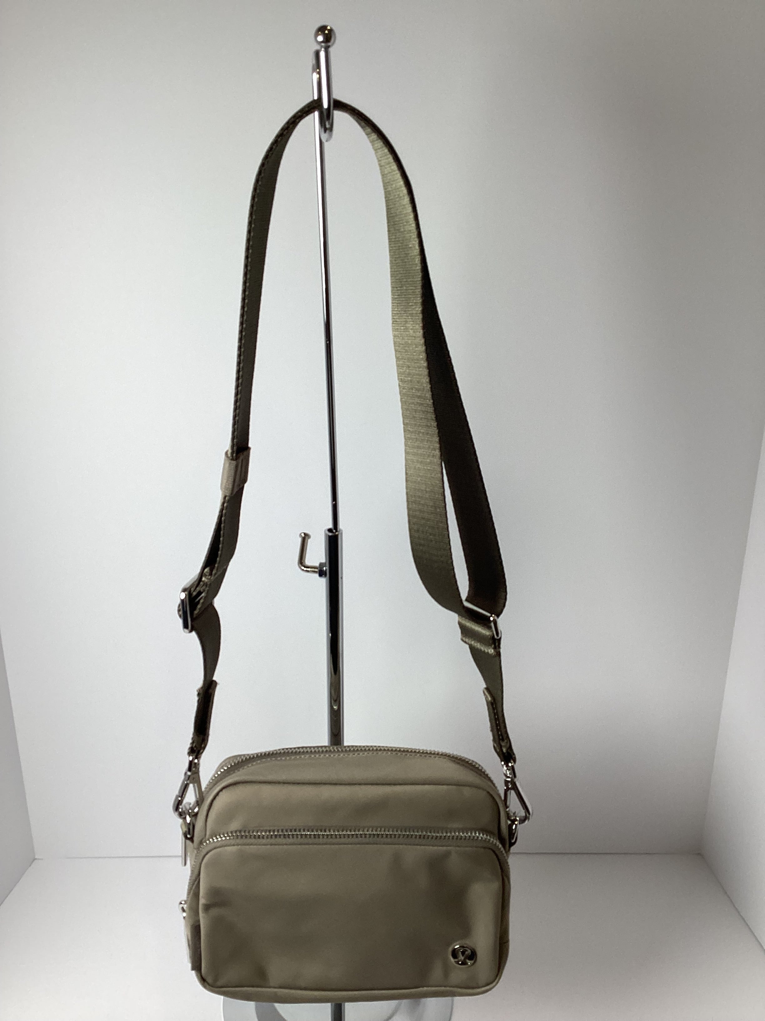 LULULEMON TAN CANVAS CROSSBODY