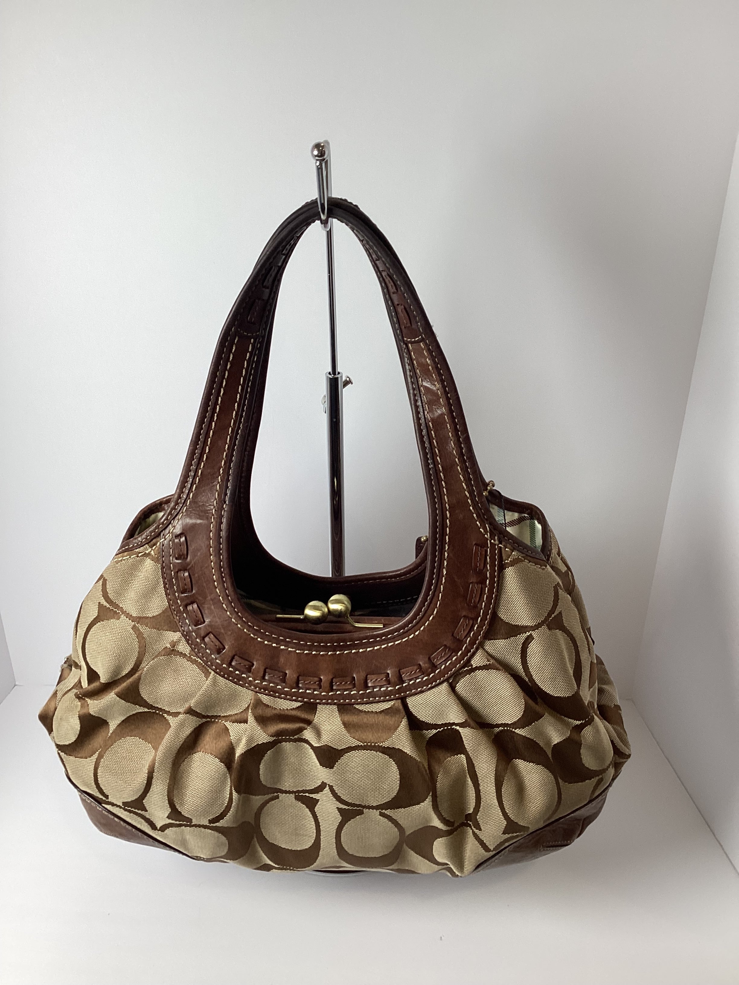 COACH VINTAGE KISSLOCK CC HANDBAG