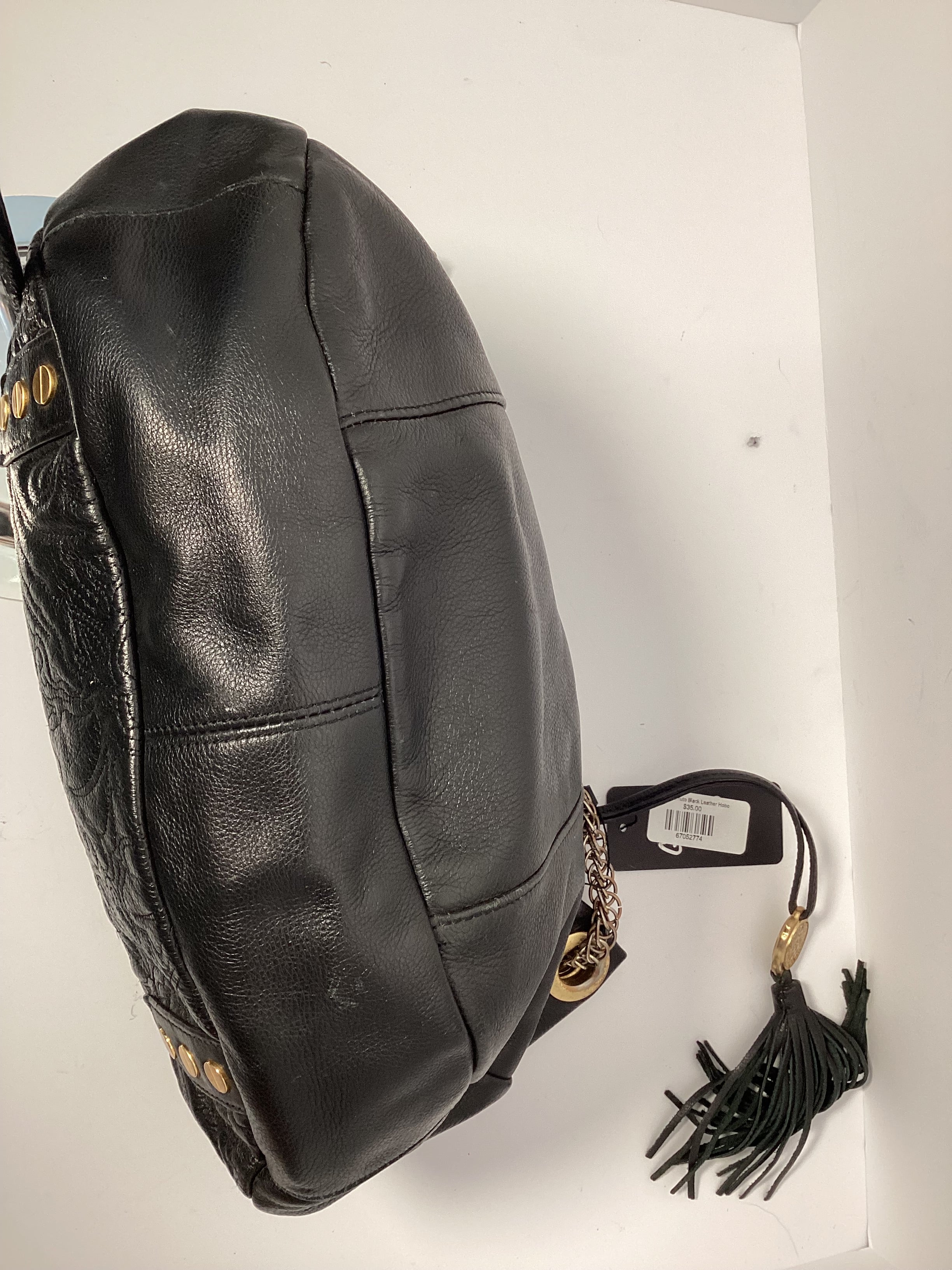 Vince Camuto Black Leather Hobo