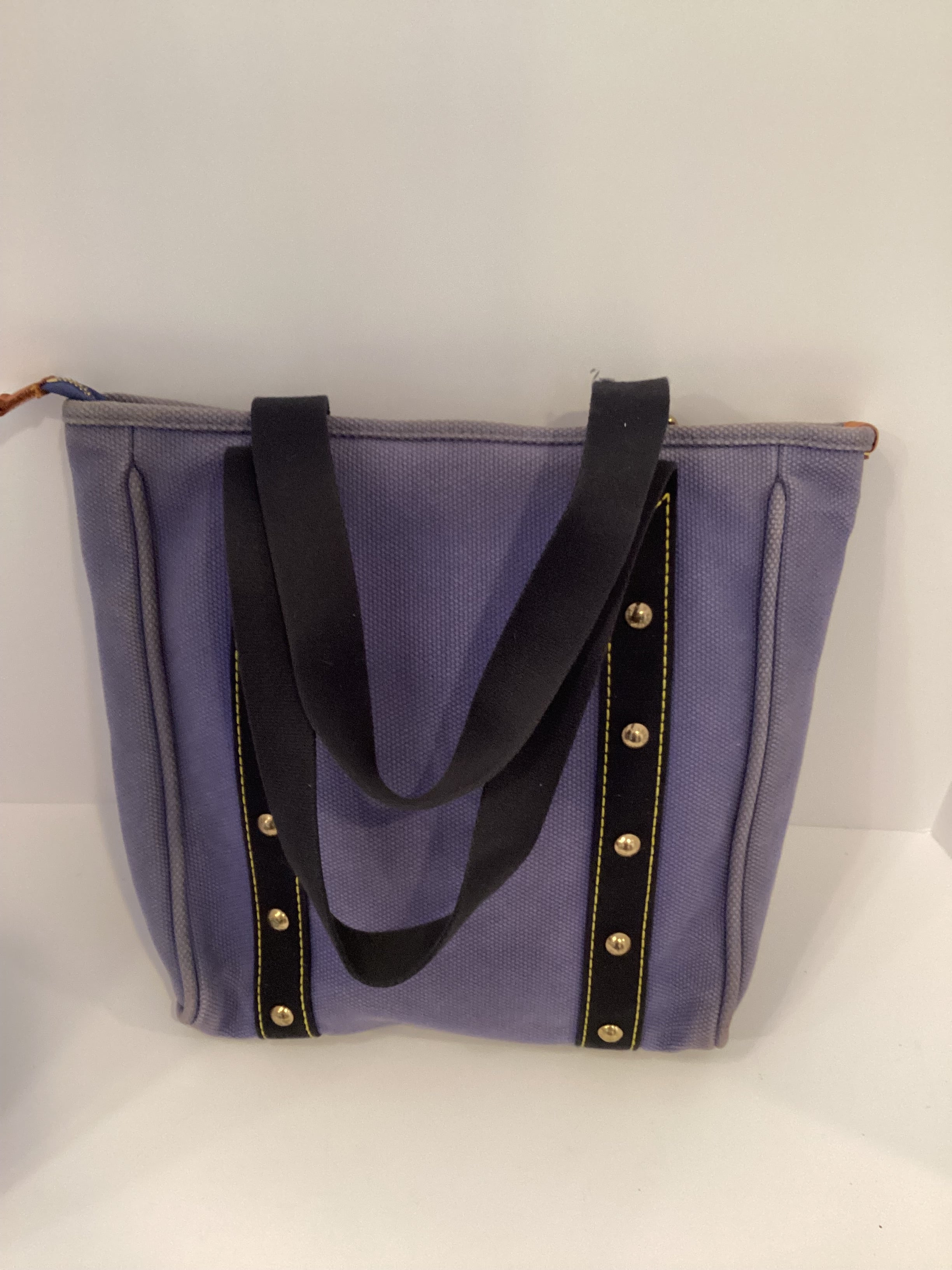 Louis Vuitton LV Tote Bag Antigua Cabas MM Blue Canvas