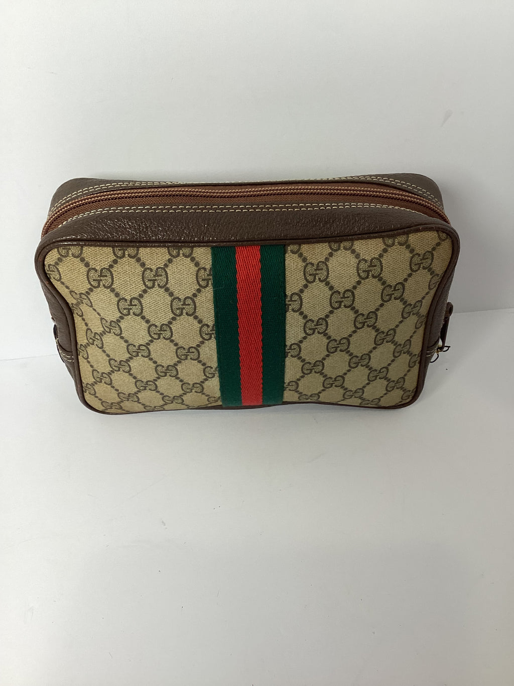 Gucci GG Supreme Clutch/Cosmetic Pouch