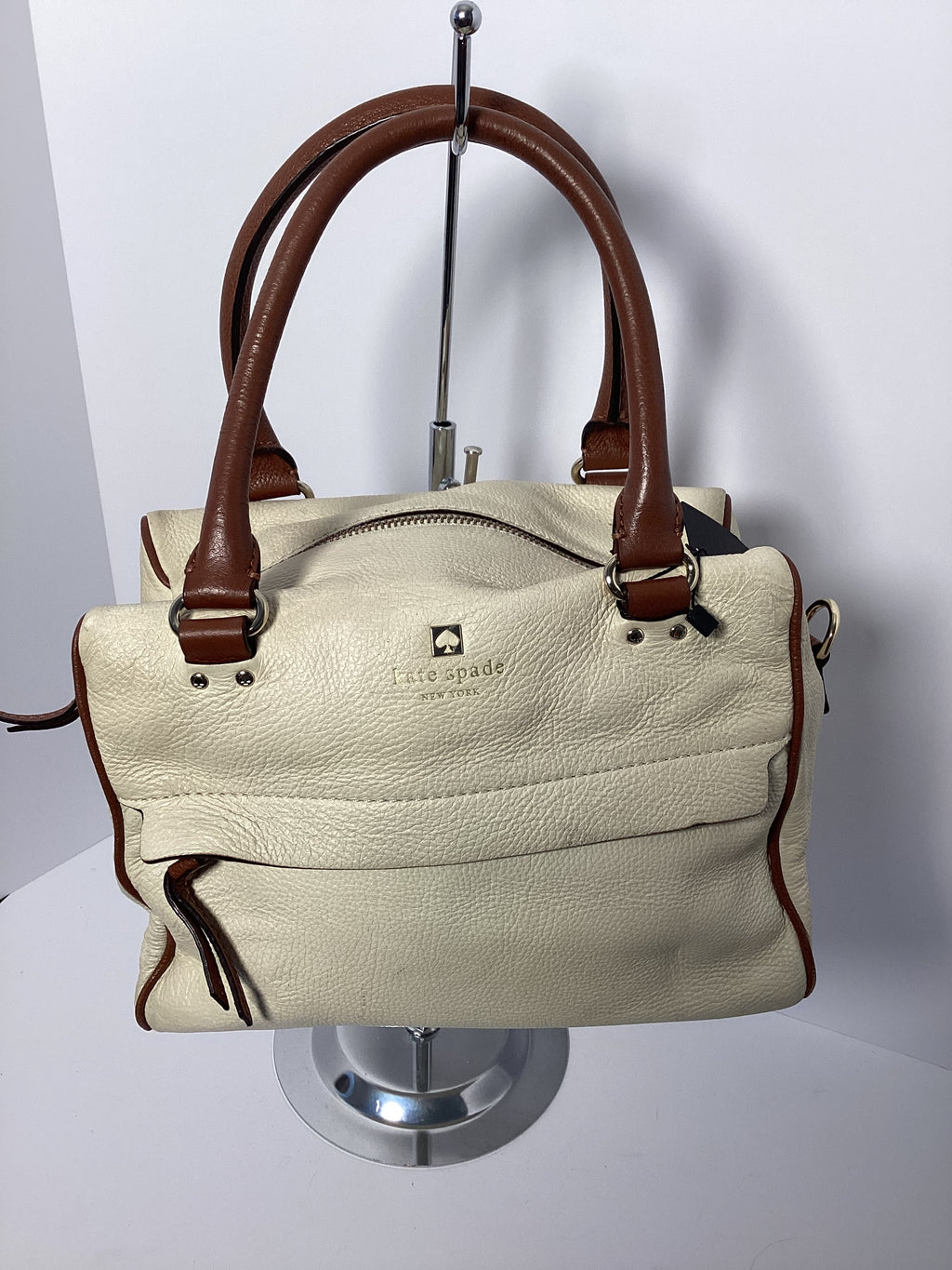 Kate Spade Pebbled Leather Grant Park Alida Shoulder Tote