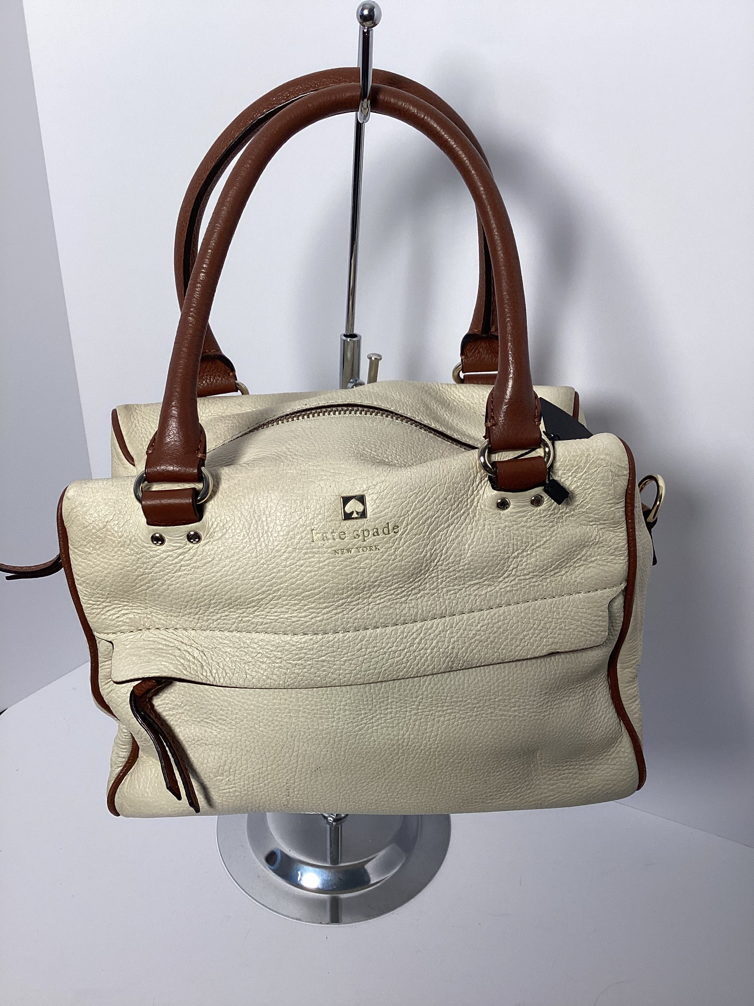 Kate Spade Pebbled Leather Grant Park Alida Shoulder Tote