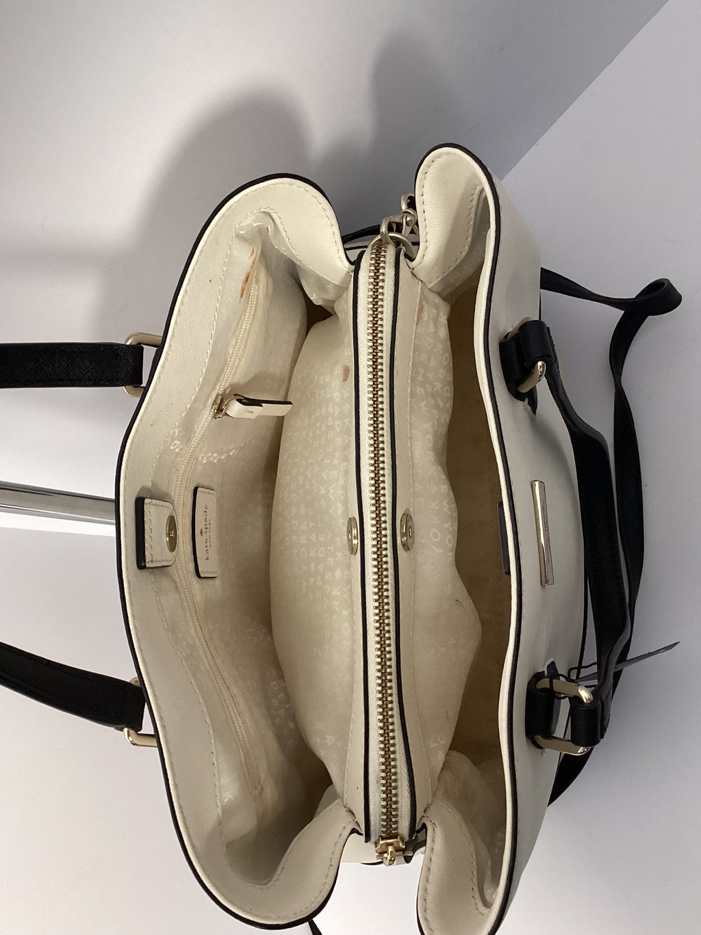 Kate Spade Canvas Tote Cream/Black