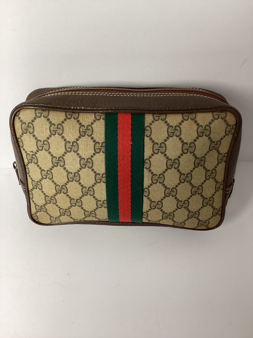 Gucci GG Supreme Clutch/Cosmetic Pouch