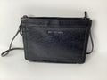 Balenciaga Black Leather Crossbody Clutch