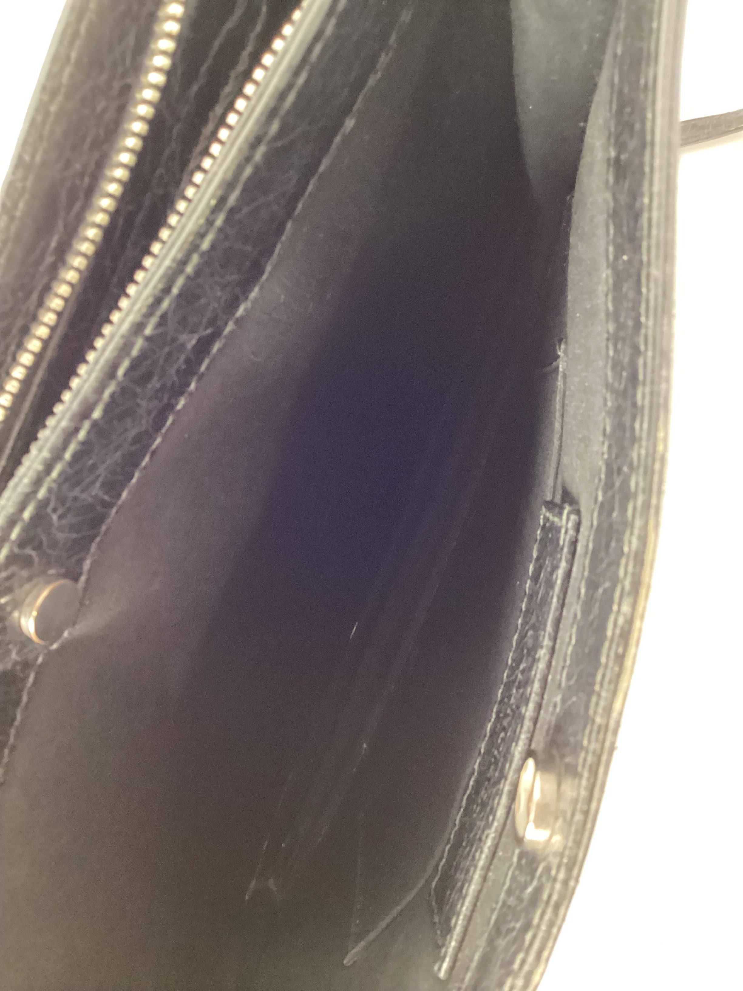 Balenciaga Black Leather Crossbody Clutch