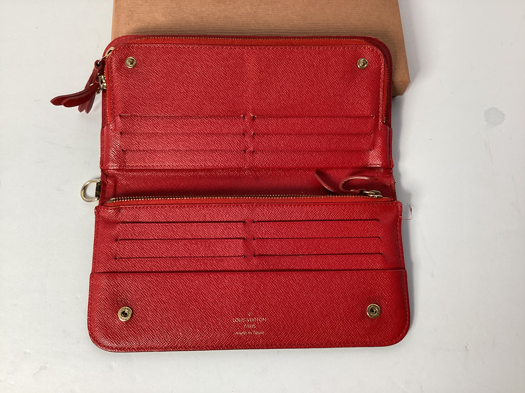 Louis Vuitton Monogram Ansolite Rouge Long Wallet