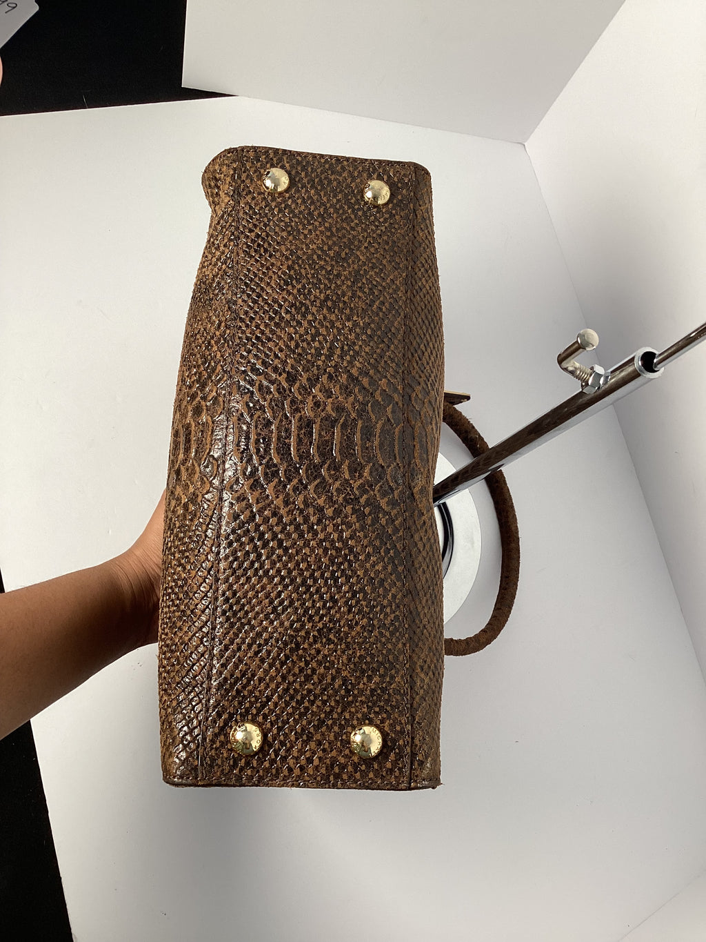 Michael Kors Hamilton Satchel Animal Print