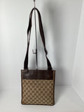 Gucci GG Canvas Slim Messenger Bag