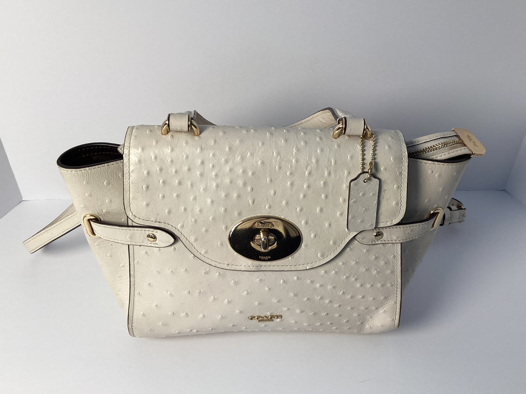 COACH OSTRICH HANDBAG