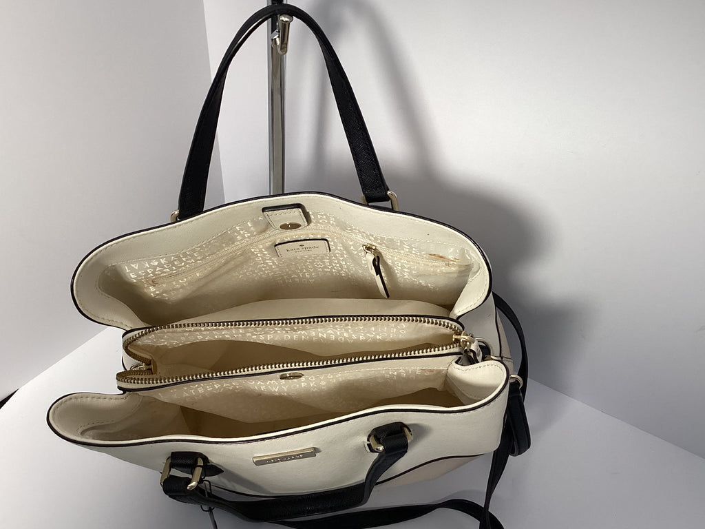 Kate Spade Canvas Tote Cream/Black