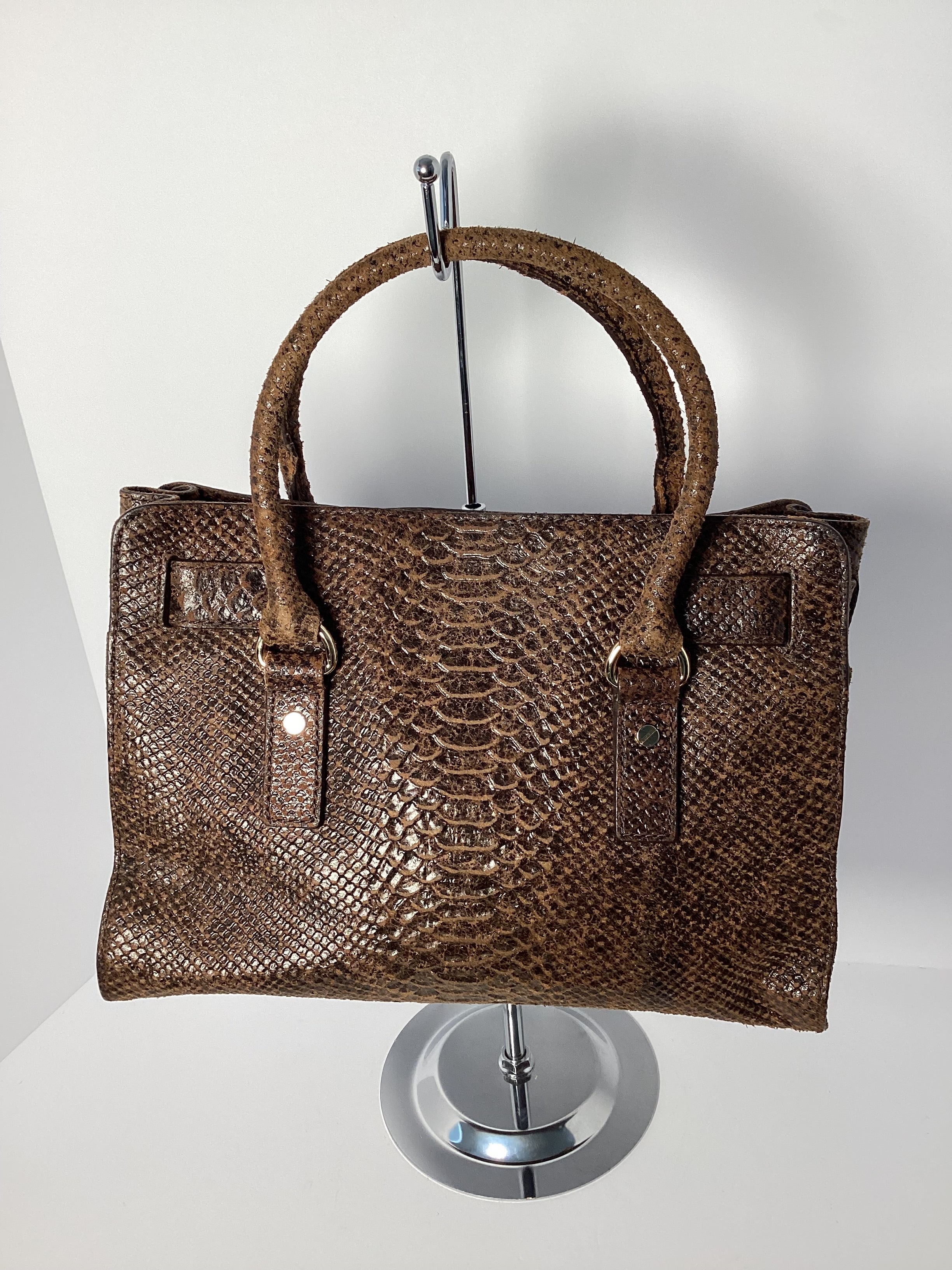 Michael Kors Hamilton Satchel Animal Print