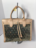 DOONEY & BURKE DB RAINBOW MONOGRAM TOTE
