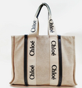 Chloe Tote Bag Beige Canvas