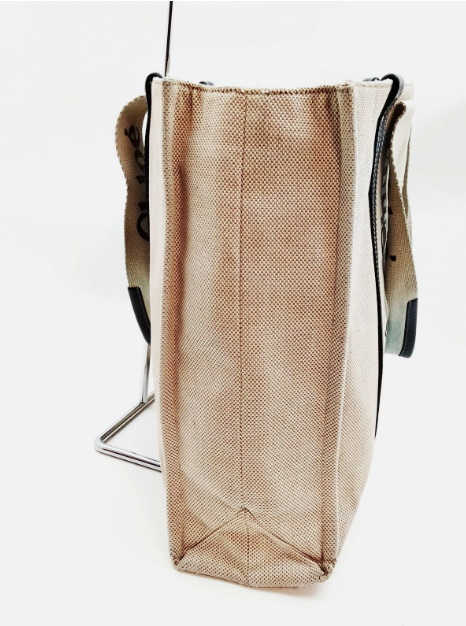 Chloe Tote Bag Beige Canvas