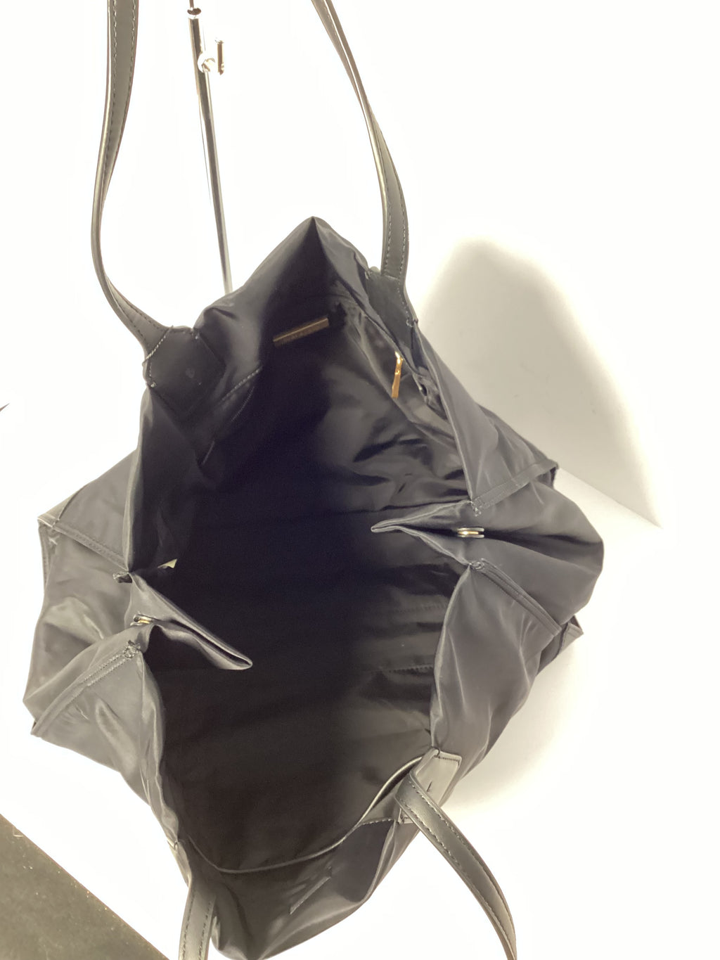 TORY BURCH BLACK NYLON TOTE