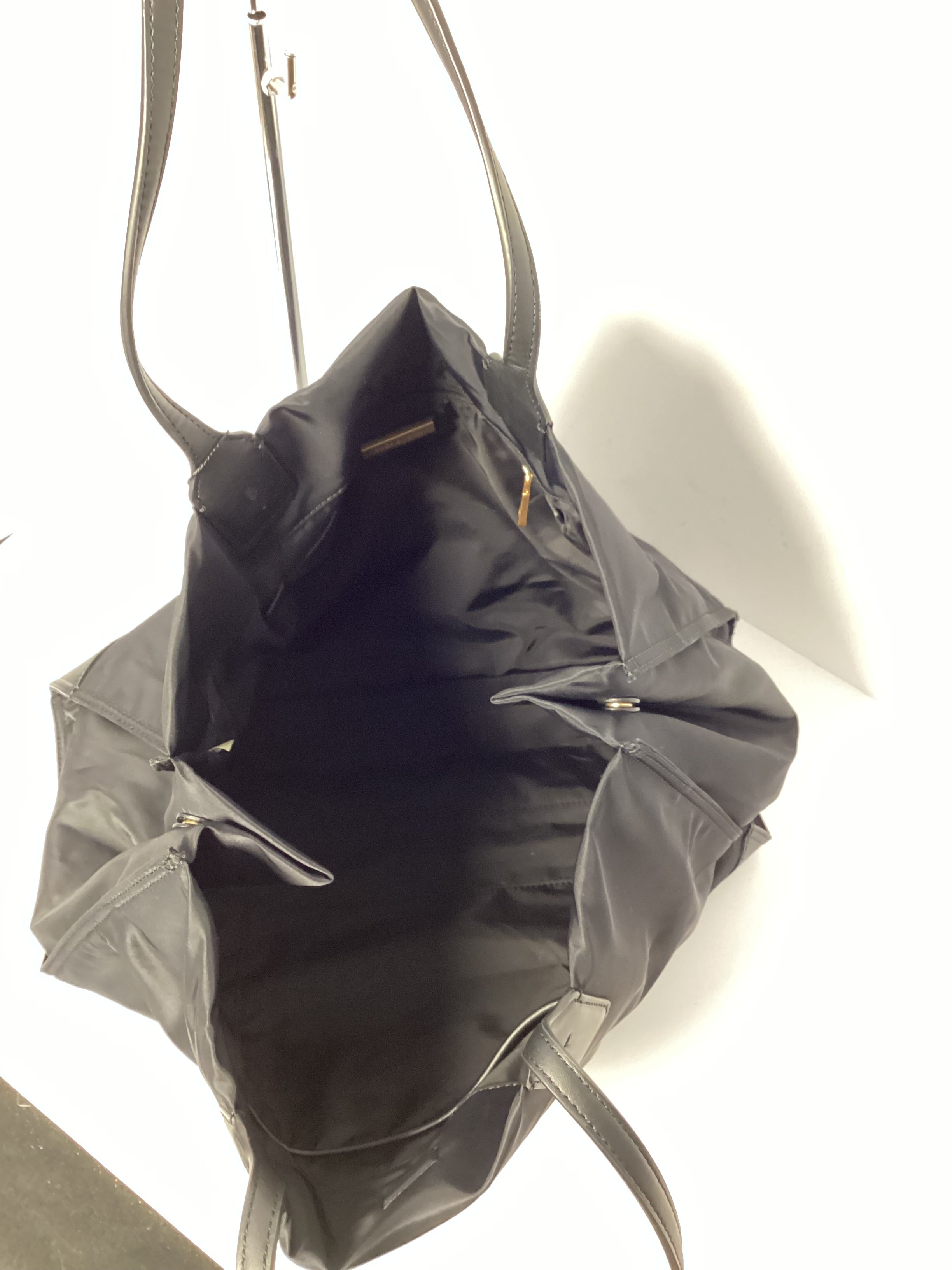 TORY BURCH BLACK NYLON TOTE
