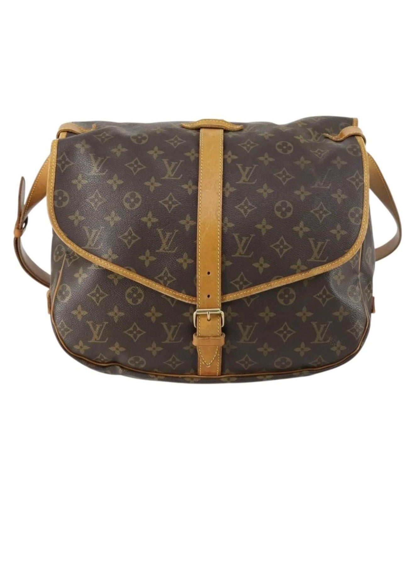 Louis Vuitton Crossbody bag Saumur 35 Brown Monogram