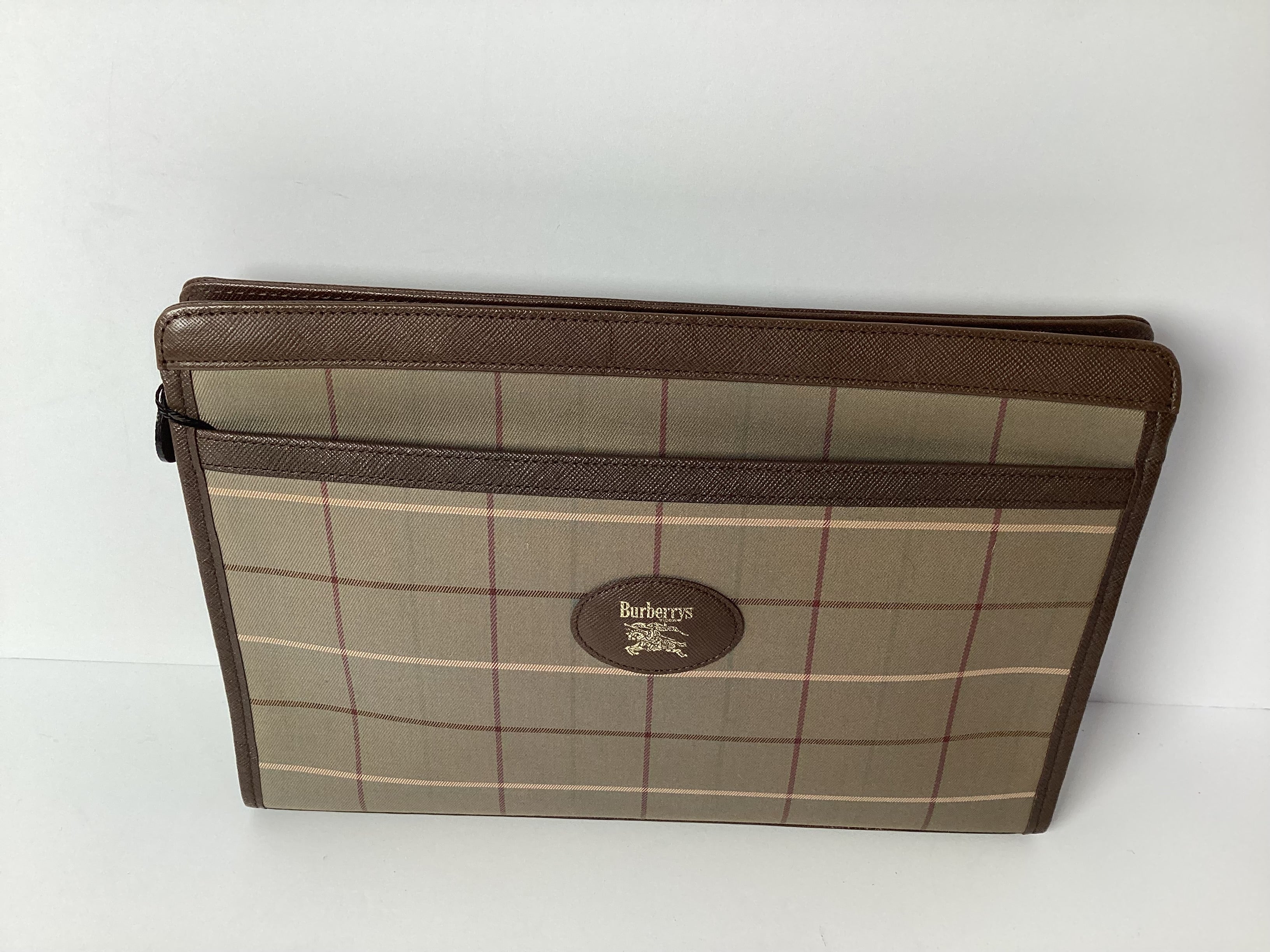 BURBERRY NOVA CANVAS CLUTCH