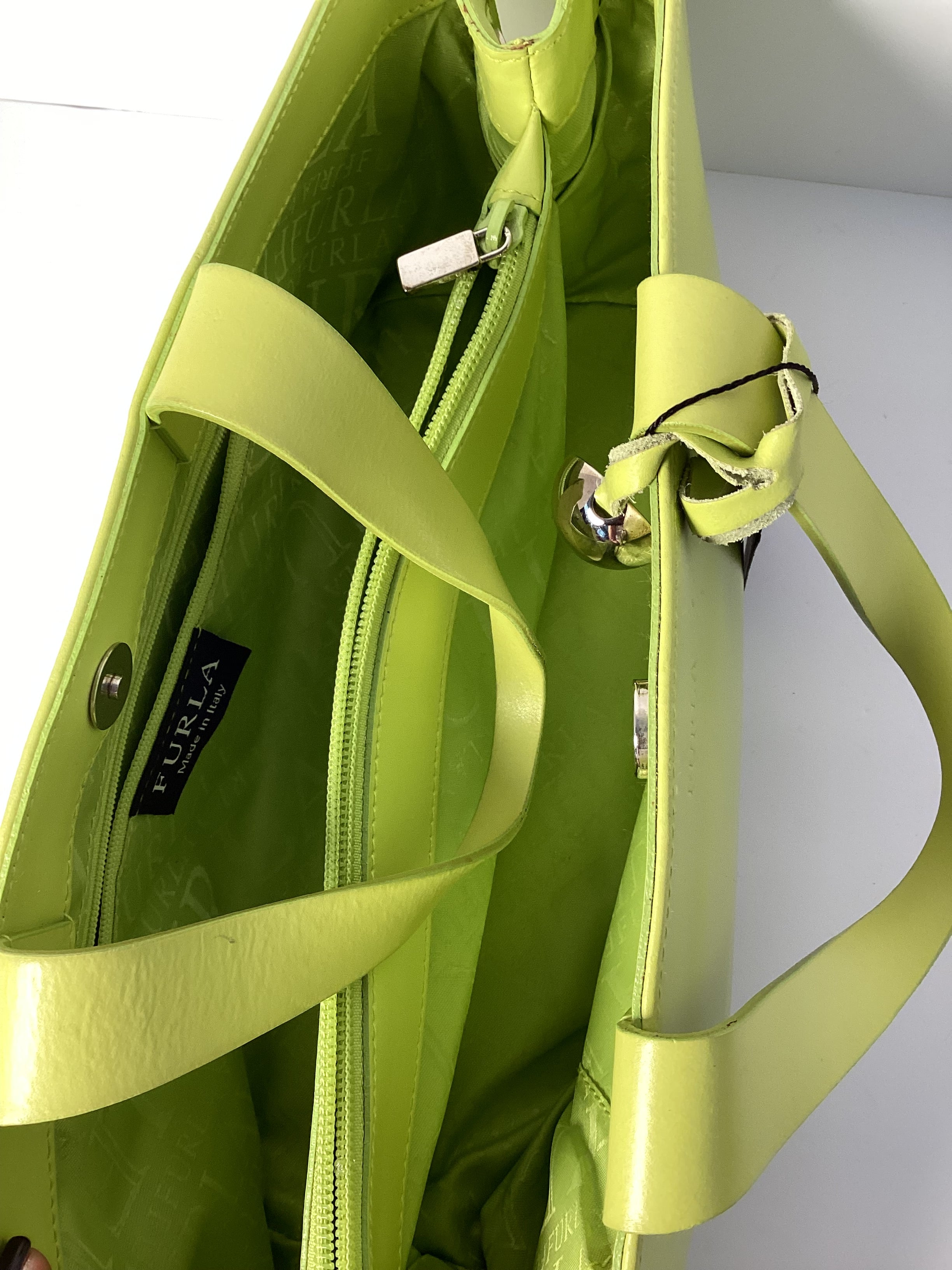 FURLA SMALL YELLOW TOTE