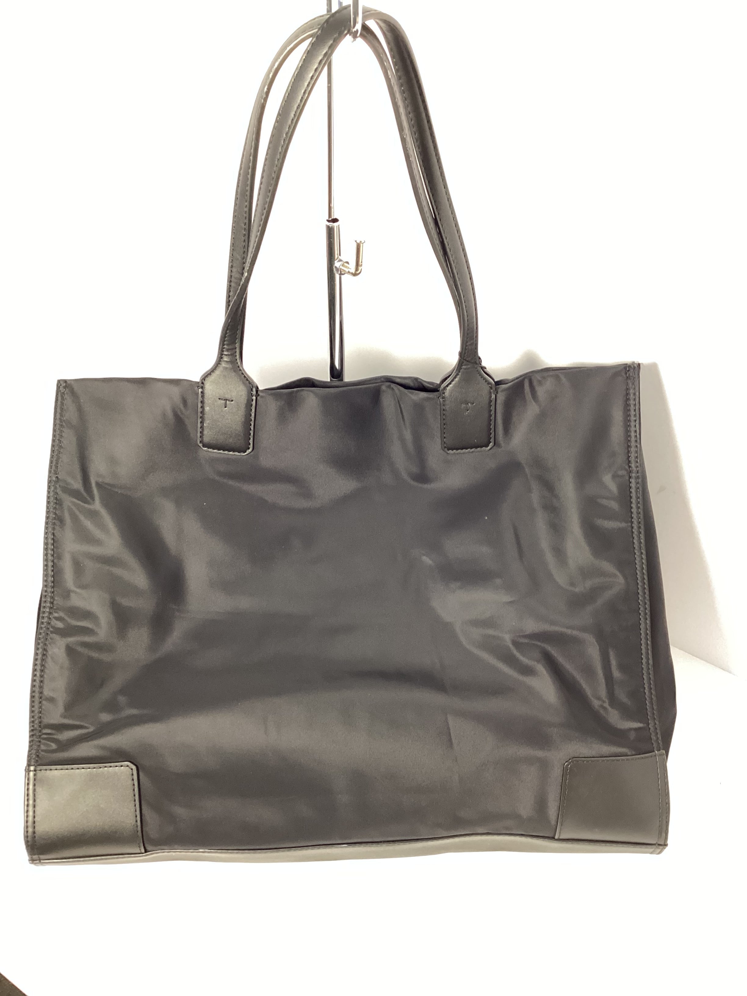 TORY BURCH BLACK NYLON TOTE