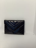 VINTAGE YVES SAINT LAURENT BLACK CLUTCH