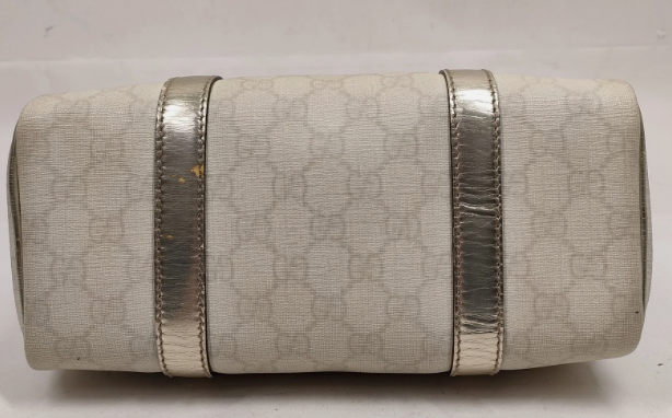 Gucci Hand Mini Boston Bag White