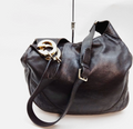 Gucci Shoulder Bag Brown Leather