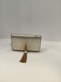 YSL SILVER GOLD CROSS BODY