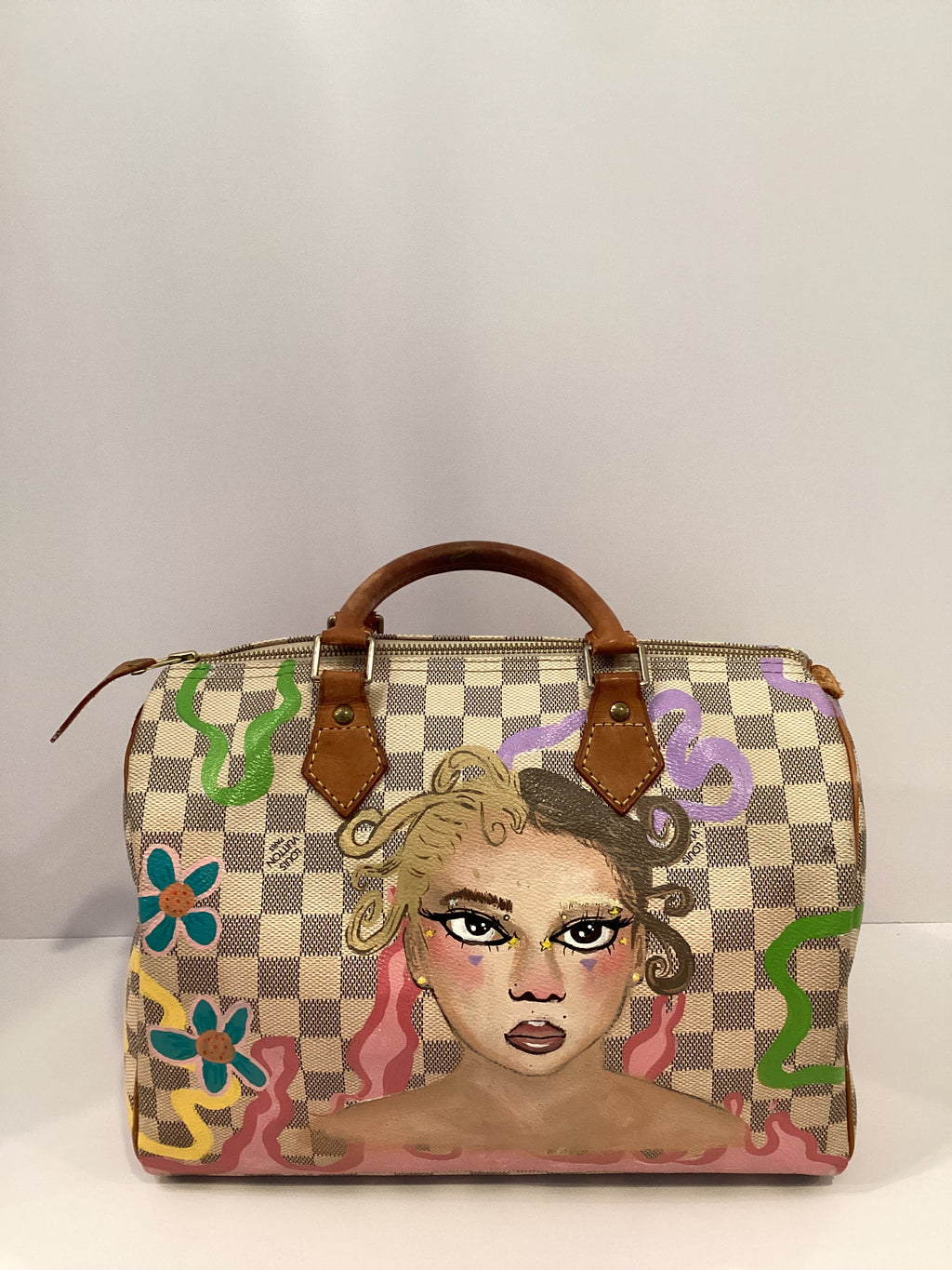 Louis Vuitton Monogram Speedy 30 (Custom Painting)