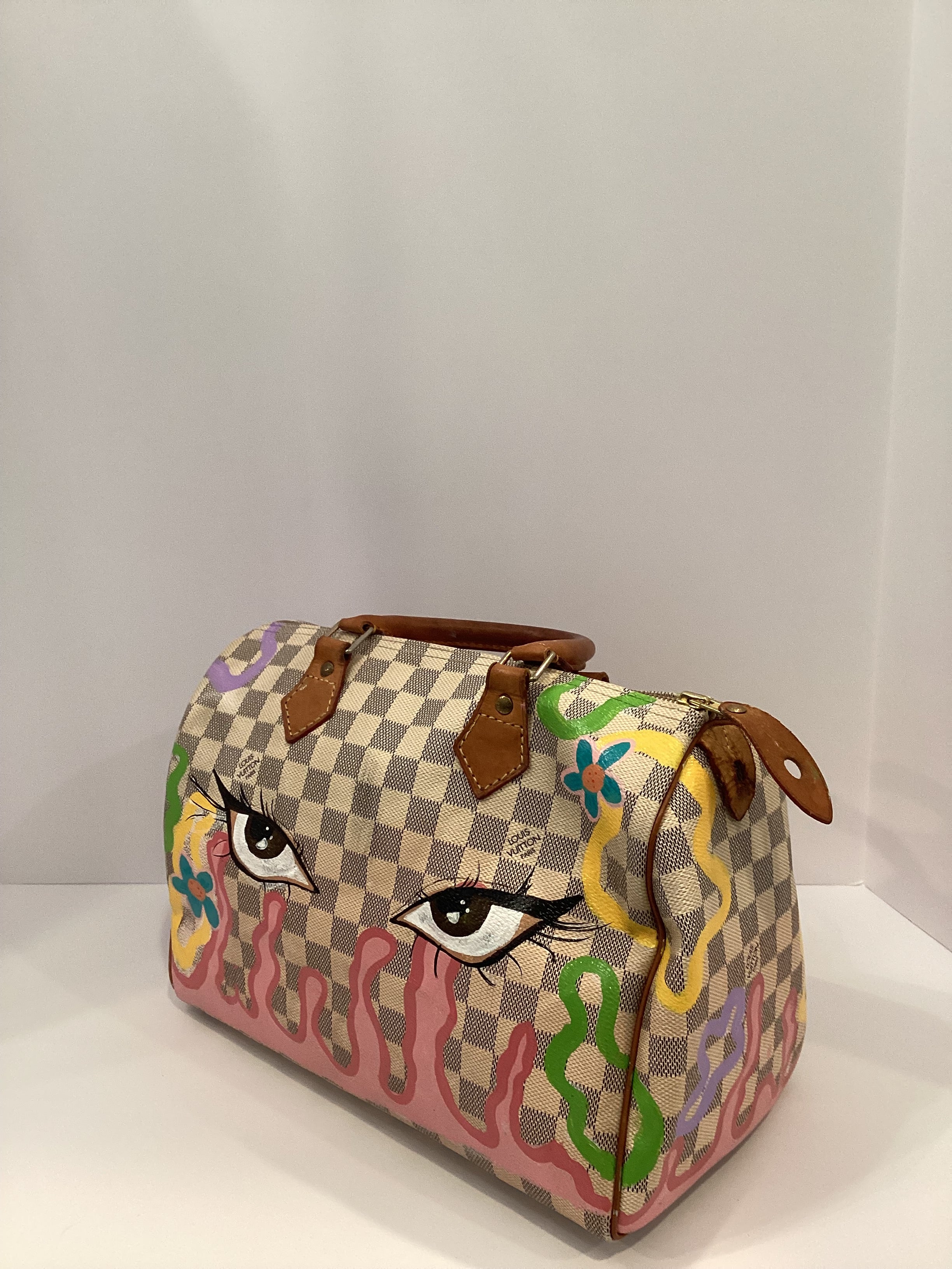 Louis Vuitton Monogram Speedy 30 (Custom Painting)