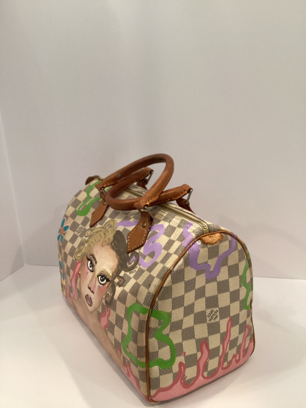 Louis Vuitton Monogram Speedy 30 (Custom Painting)