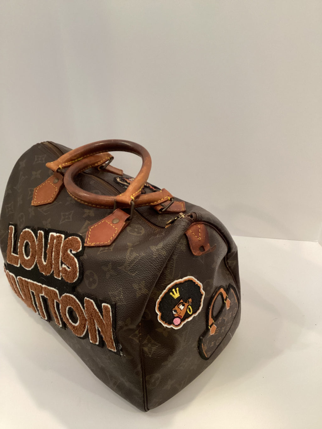 Louis Vuitton Monogram Speedy 30 Custom