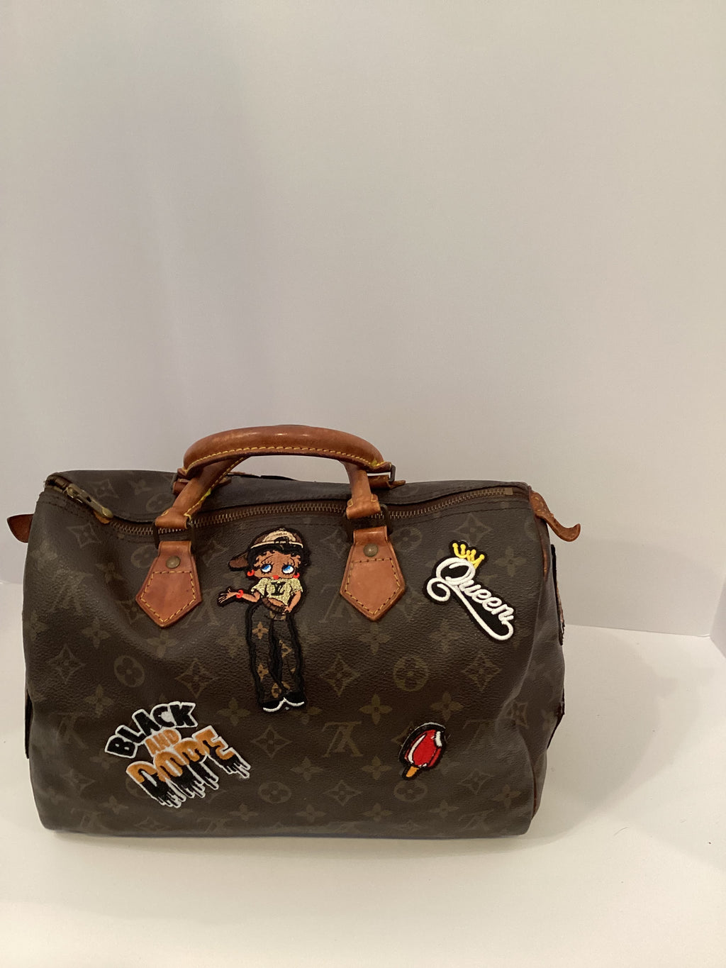 Louis Vuitton Monogram Speedy 30 Custom
