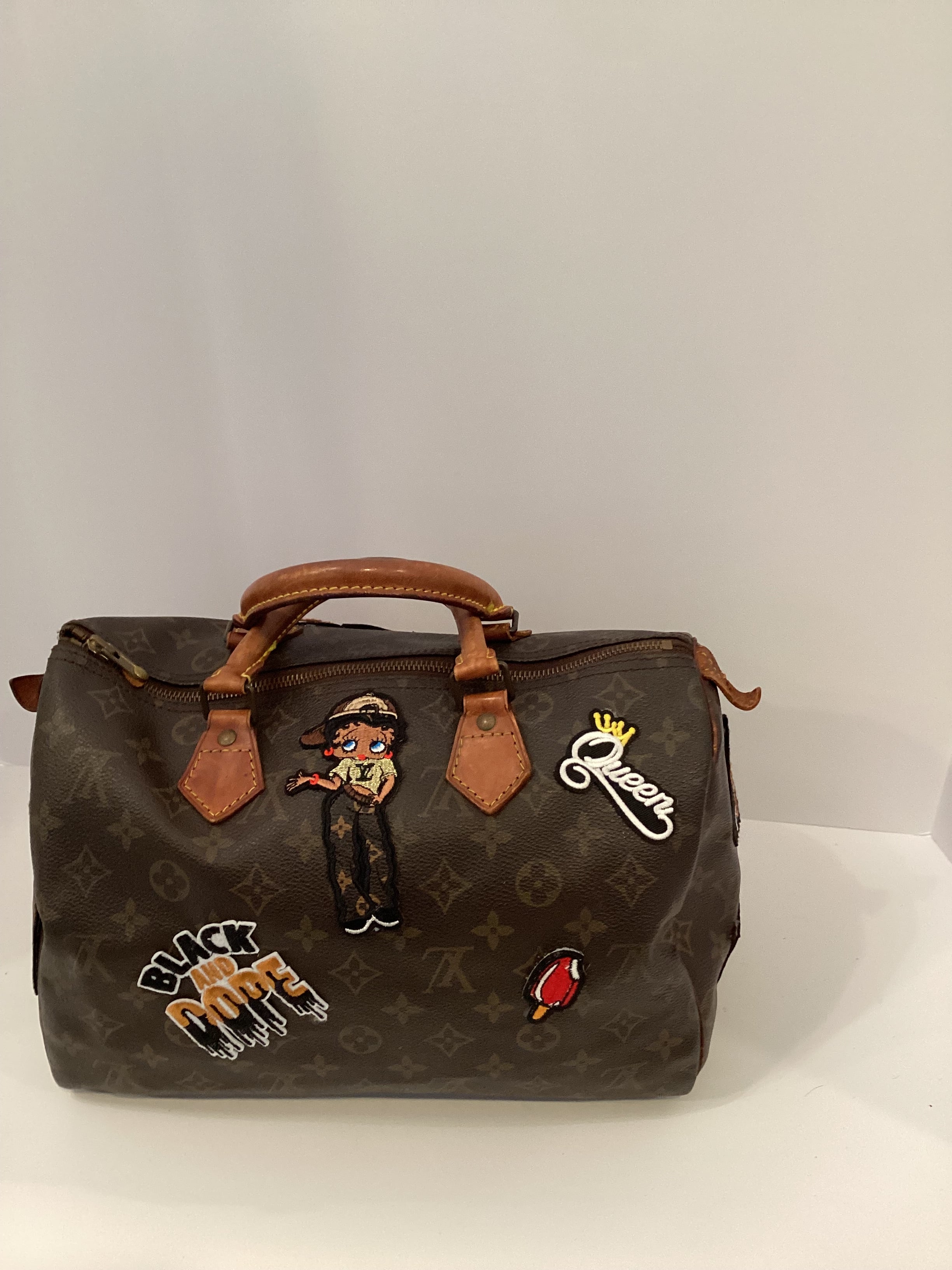 Louis Vuitton Monogram Speedy 30 Custom