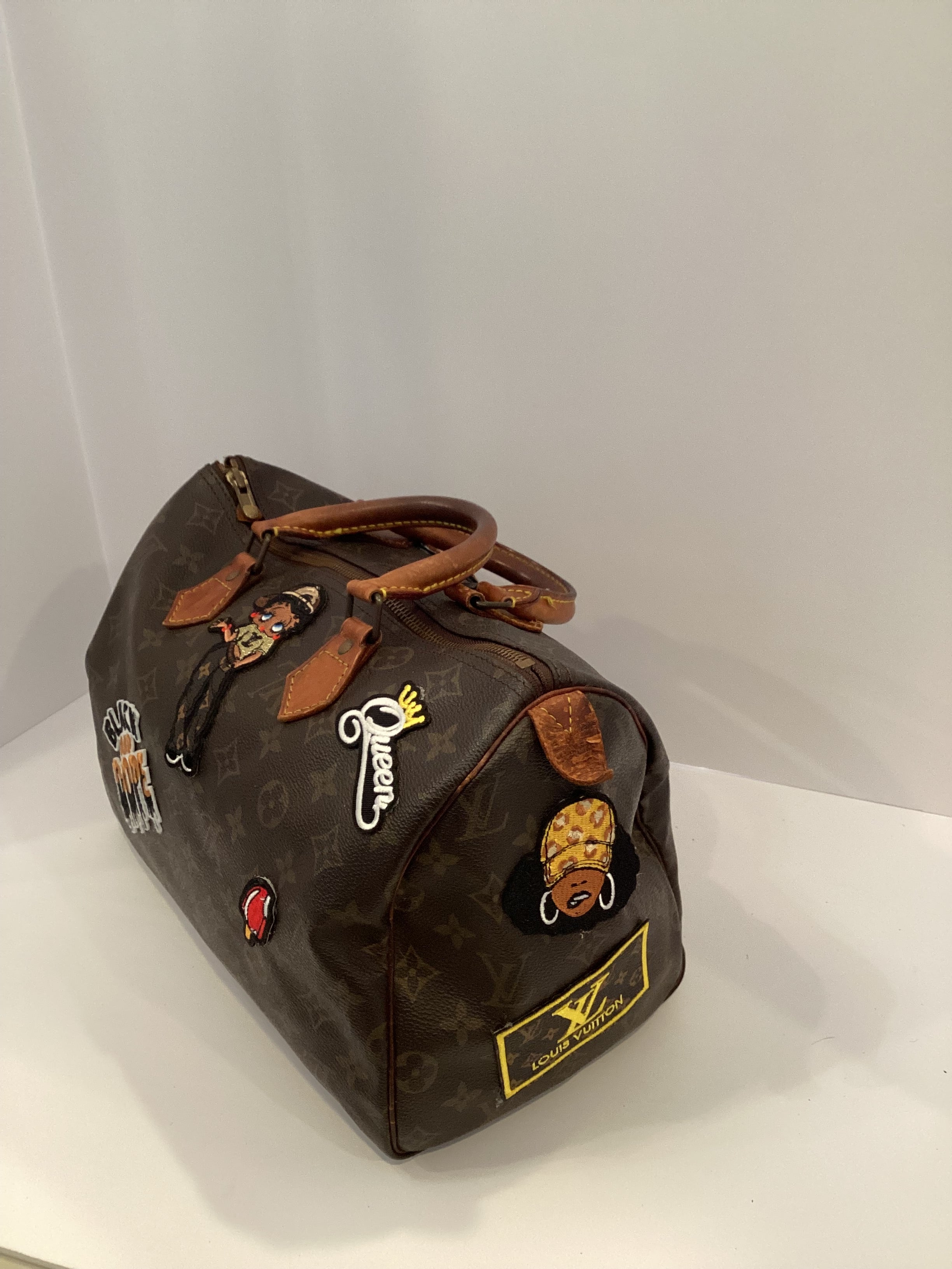 Louis Vuitton Monogram Speedy 30 Custom