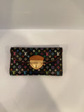 Louis Vuitton Monogram Black Multicolor Wallet