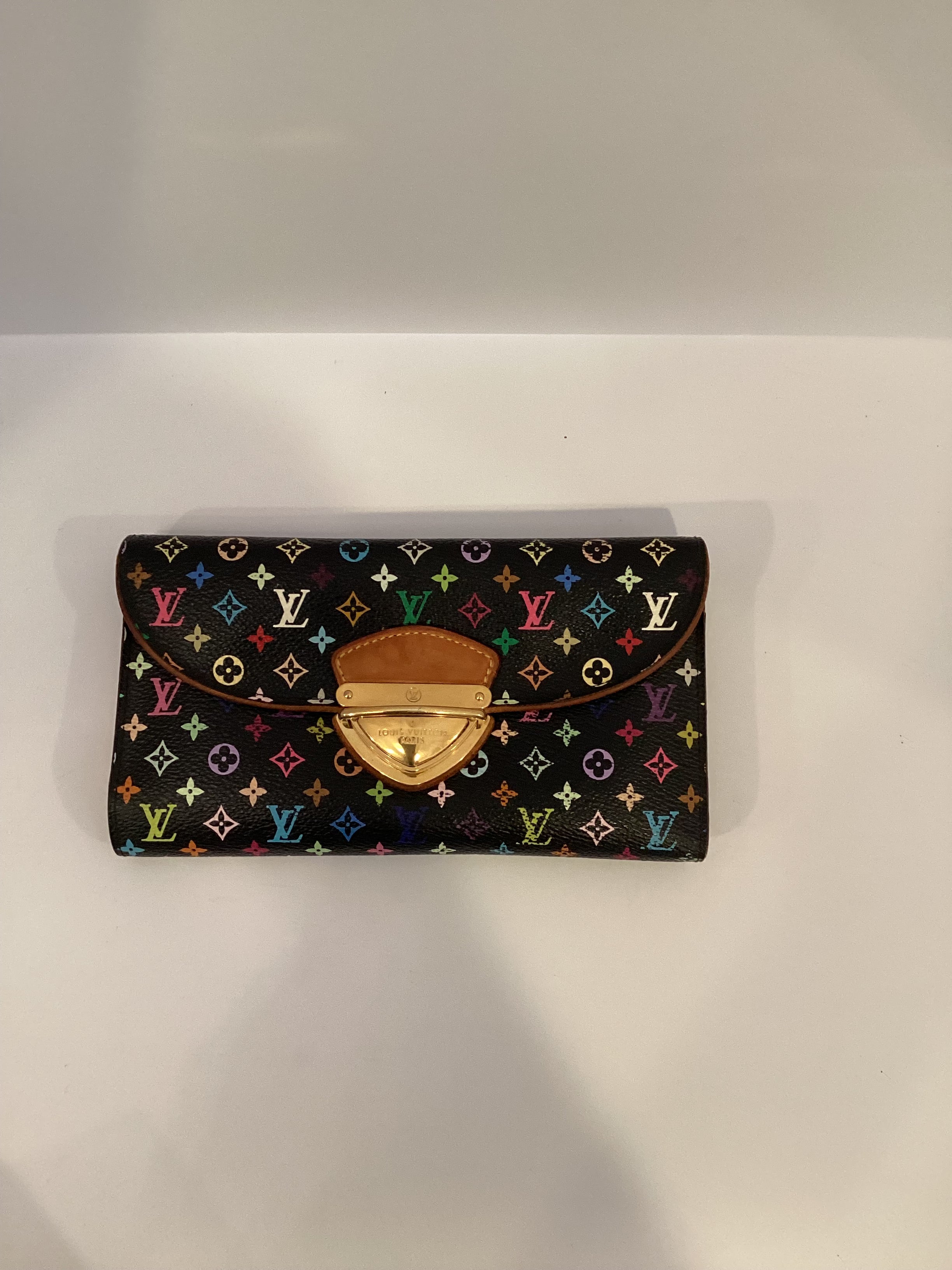 Louis Vuitton Monogram Black Multicolor Wallet