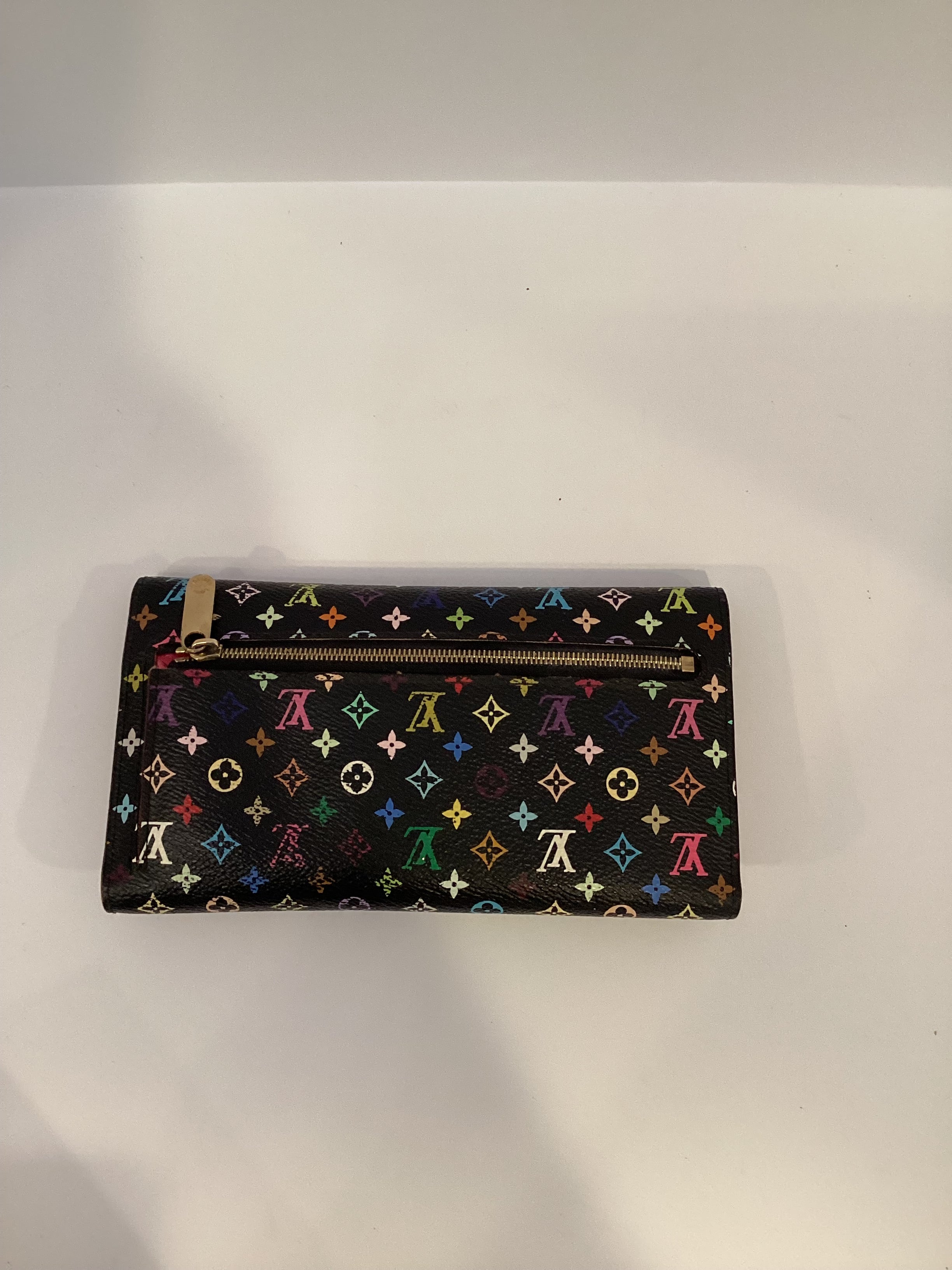 Louis Vuitton Monogram Black Multicolor Wallet
