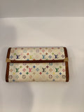 Louis Vuitton Monogram White Multicolor Wallet