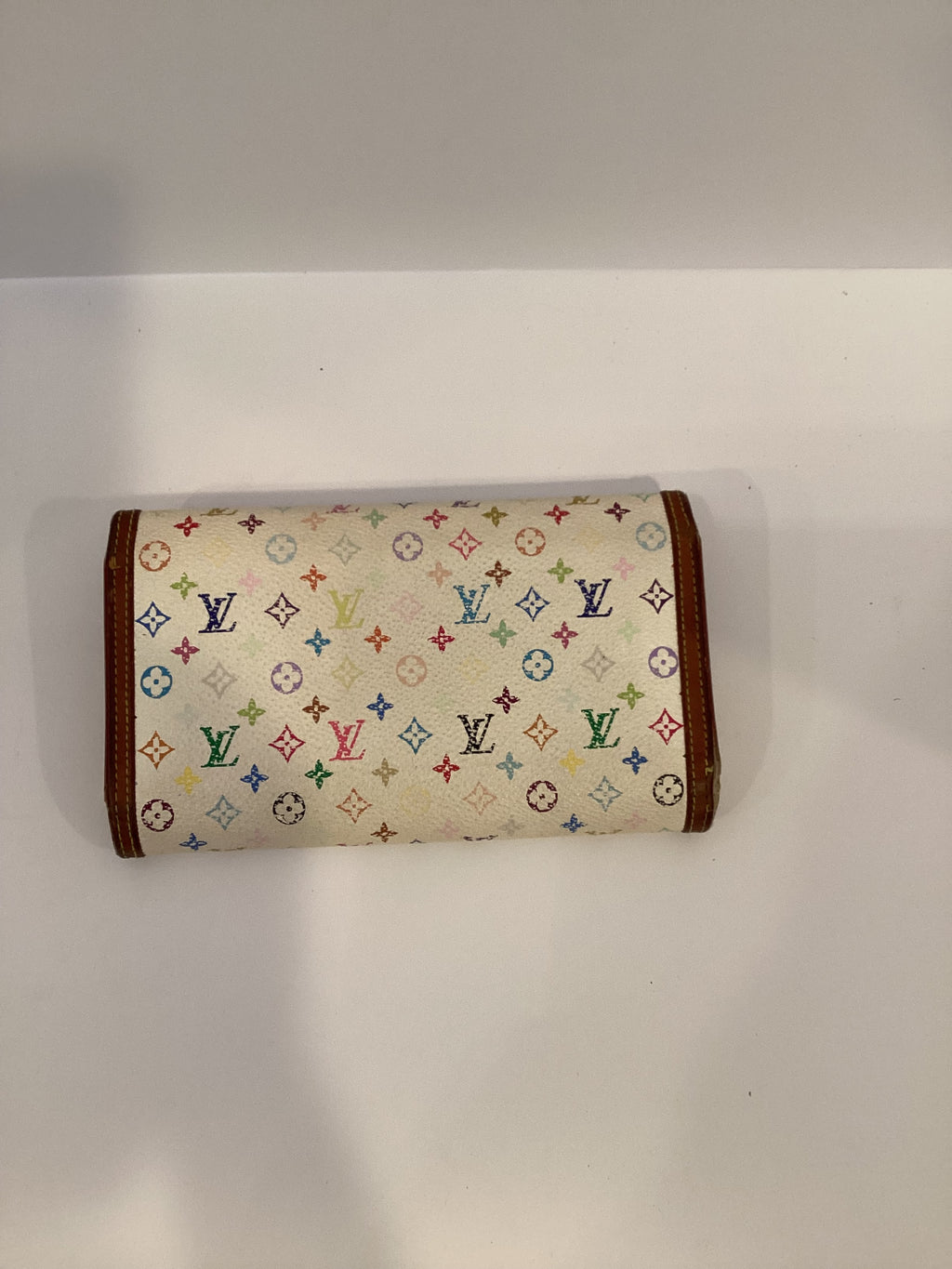 Louis Vuitton Monogram White Multicolor Wallet
