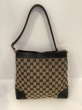 Gucci GG Sherry Line Canvas Black Tote