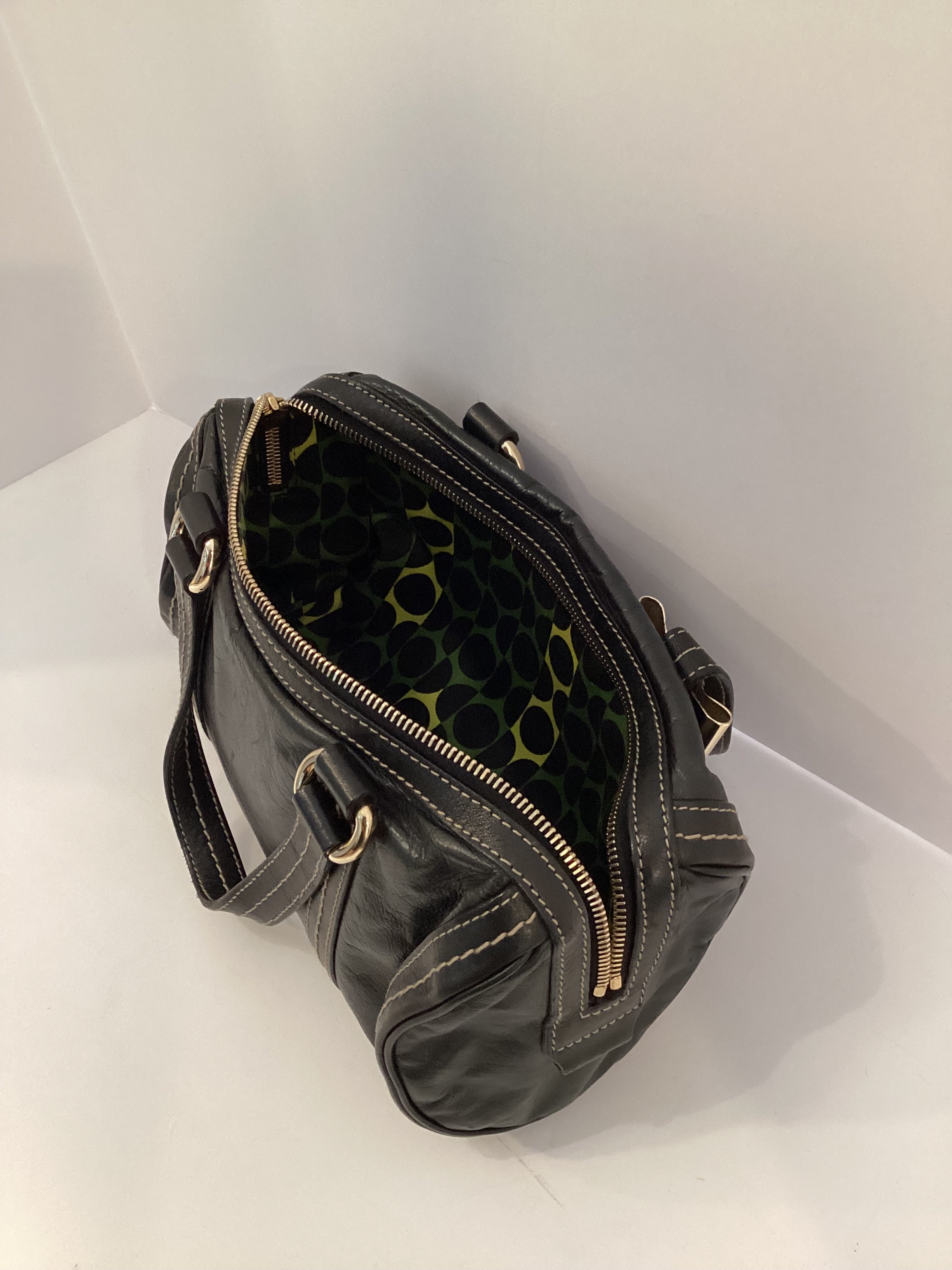 Gucci Ribbon Hysteria Leather Black Mini Boston Bag