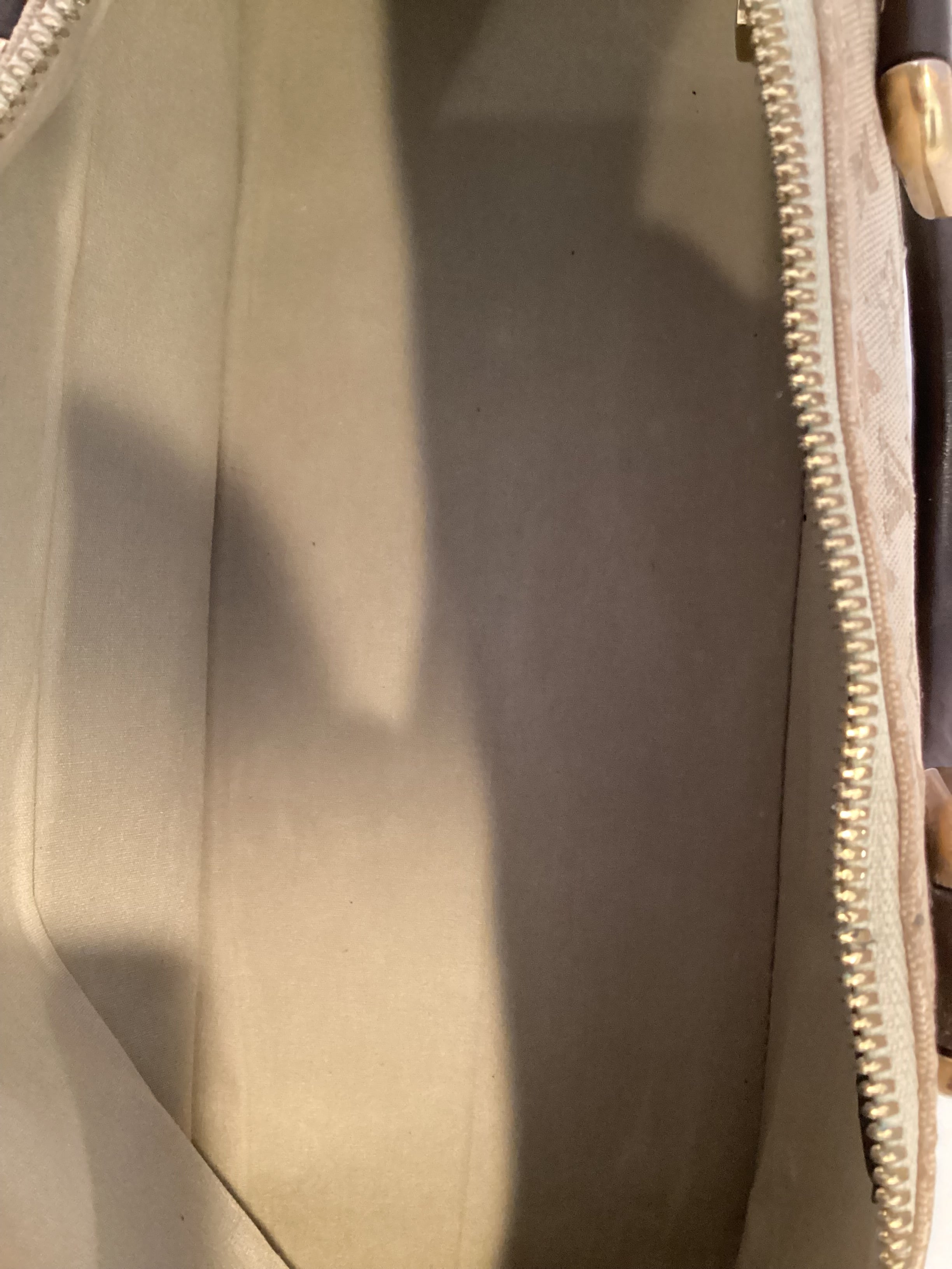 Louis Vuitton Long Mini Alma Brown Monogram Mini Lin Hand Bag